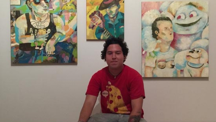 Mario Guillén presenta exposición pictórica con humor
